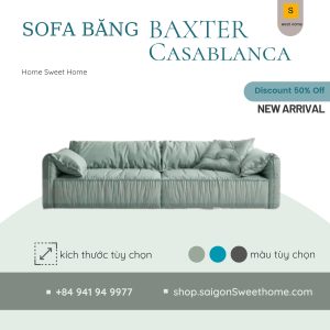 sofa bang Baxter Casablanca SHOP Sweet Home 0941949977 ghe go ghe nhua xuong san xuat ghe sofa hcm binh duong